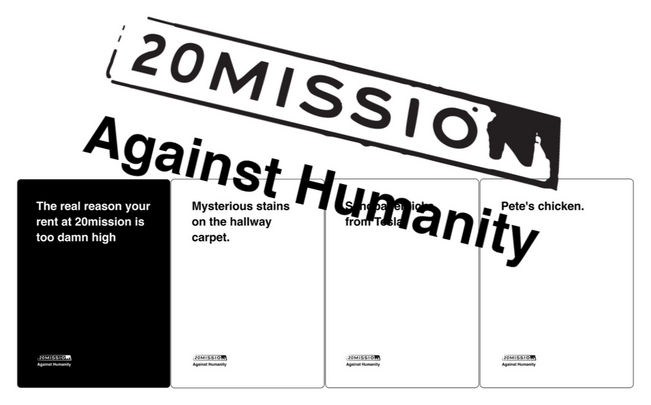 Custom 20m Cards Against Humanity expansion pack Custom 20m Cards Against Humanity expansion pack
